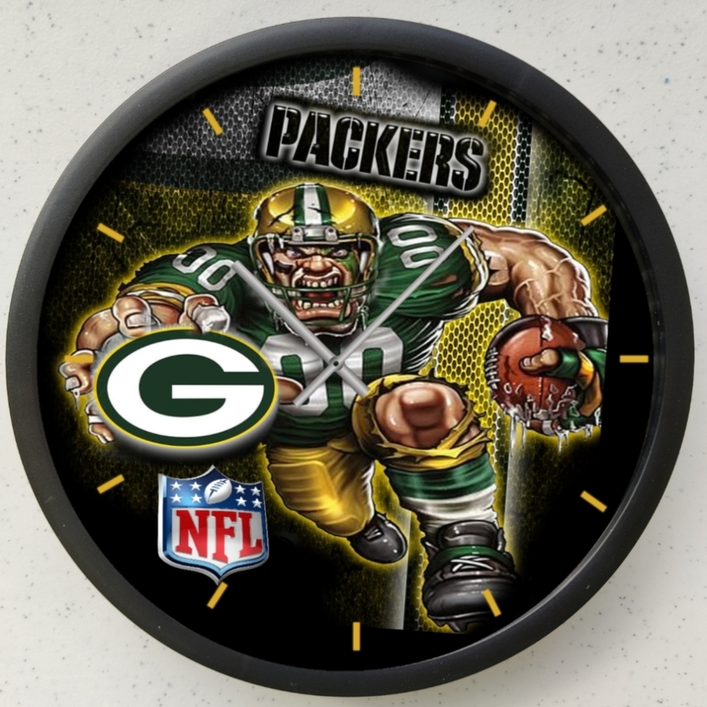 Green Bay Packers wall clock